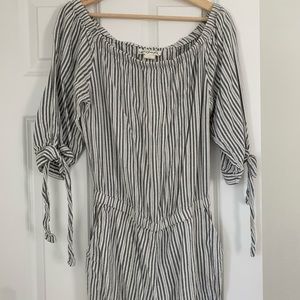 off the shoulder romper